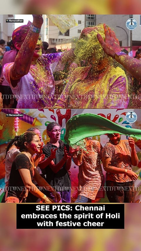 SEE PICS: Chennai embraces the spirit of Holi with festive cheer