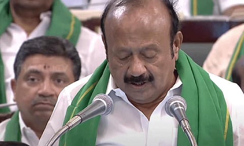 State Agriculture Minister MRK Panneerselvam&nbsp;