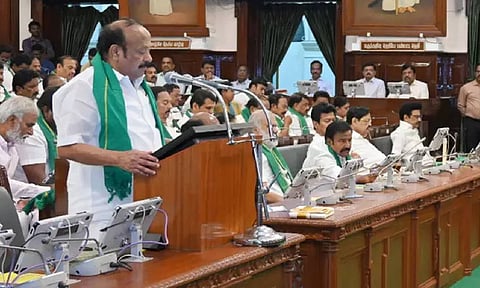 TN Agriculture Minister MRK Panneerslvam