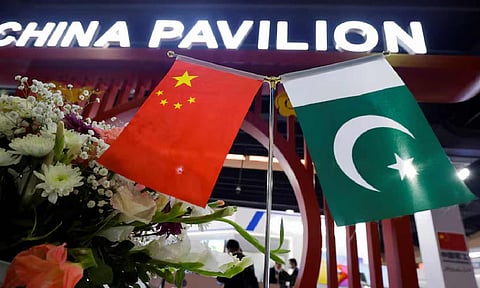 Flags of China and Pakistan (Credit: Reuters)