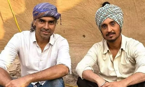 Imtiaz Ali with Diljit Dosanjh&nbsp;
