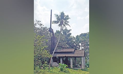 A defunct cashew processing unit at Devicode, Kanniyakumari