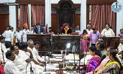 Chennai Corporation Mayor R. Priya and Corporation Commissioner kumaragurbaran (Photo: Hemanathan M)&nbsp;