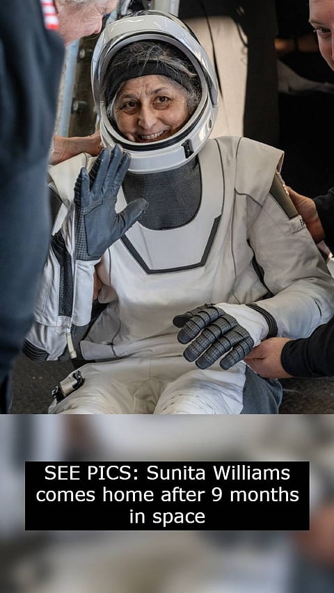 SEE PICS: Sunita Williams comes home after 9 months in space