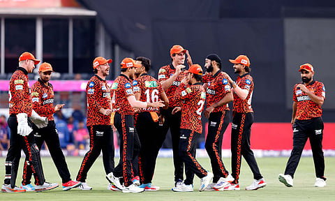 Sunrisers Hyderabad players celebrating (Photo: X-@IPL)