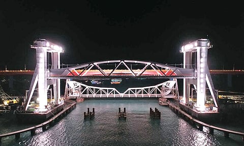 New Pamban railway bridge