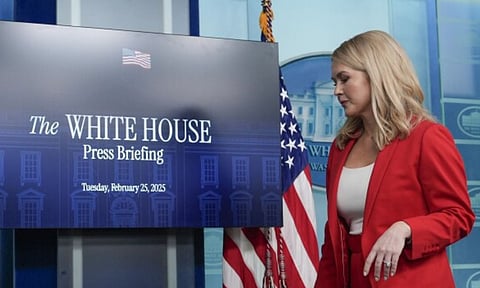 White House press secretary Karoline Leavitt&nbsp;