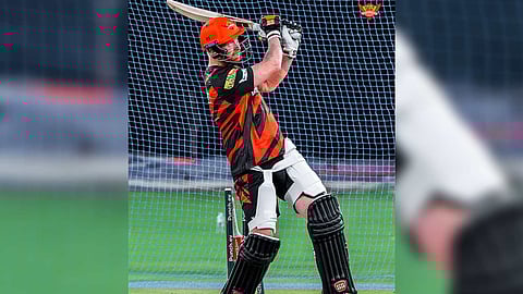 Heinrich Klaasen during a nets practice session