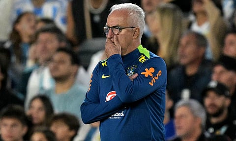 Dorival Junior on the sidelines during a match