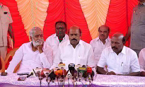 Ministers inspect site for proposed multipurpose hall in Guindy
