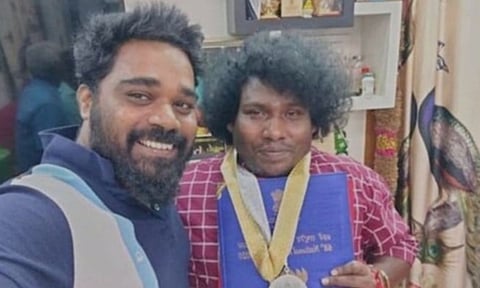 Actor Yogi Babu and Director Madonne Ashwin (IANS)