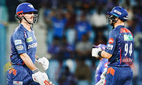 Mitchell Marsh and Aiden Markram (Photo: X-@IPL)