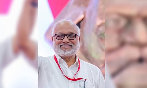 Newly elected CPI (Marxist) general secretary MA Baby (X)&nbsp;&nbsp;