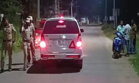 Visual from the spot (Thanthi TV)