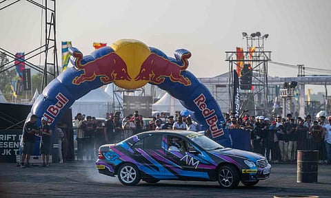 Red Bull fuses car drifts, stunt biking, and FMX in a high-octane Chennai debut