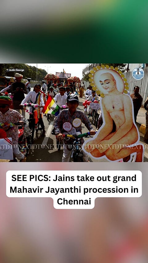 SEE PICS: Jains take out grand Mahavir Jayanthi procession in Chennai