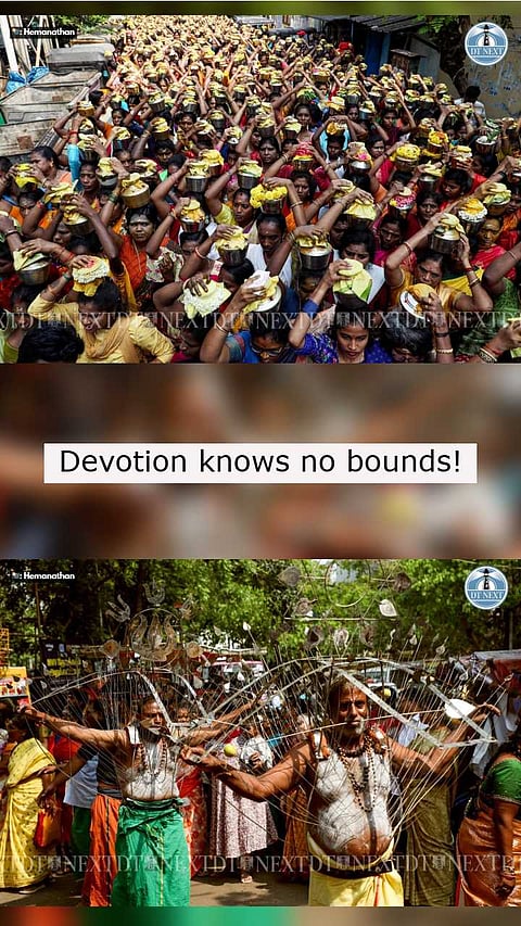 Devotees celebrate Panguni Uthiram Festival at Triplicane, Chennai.