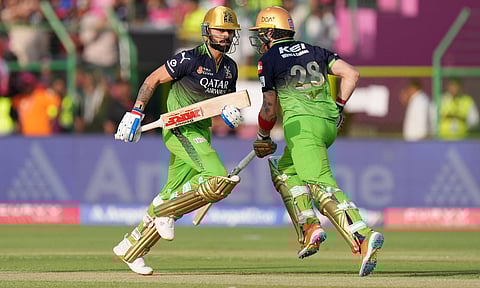 RCB batters during a match (X/@IPL)