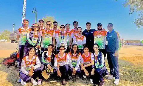 Indian contingent at the tournament base&nbsp;