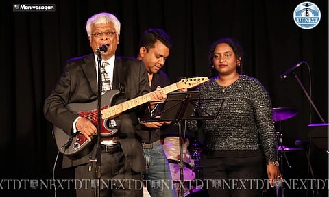 Augustine Paul performing Ten Guitars’, a popular song of 1967 by English singer Engelbert Humperdinck&nbsp;