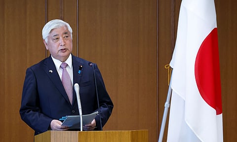 Japanese Defence Minister Gen Nakatani&nbsp;