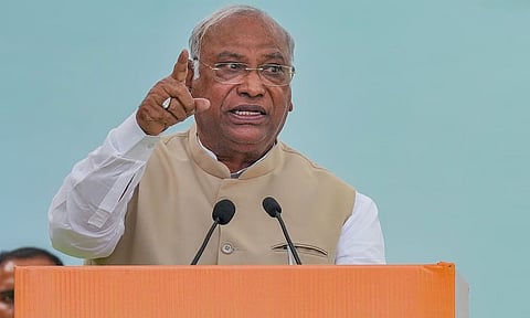 Congress President Mallikarjun Kharge (PTI)