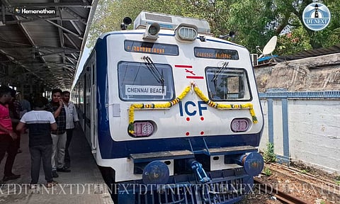 &nbsp;air-conditioned EMU (Train no 49003)
