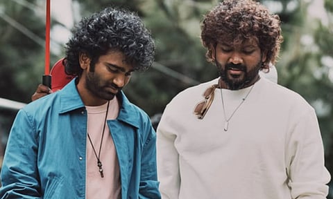 Pradeep Ranganathan with Vignesh Shivan (IANS)