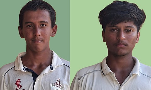 (L-R) KV Akhilesh Sabari, YT Harish Tutu