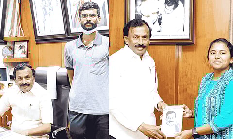 Saidai Duraisamy with Siva Chandran, Monica R&nbsp;