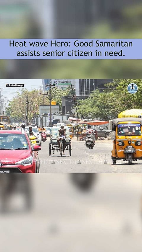 Heat wave Hero: Good Samaritan assists senior citizen in need.