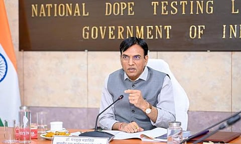 Sports Minister Mansukh Mandaviya (PTI)