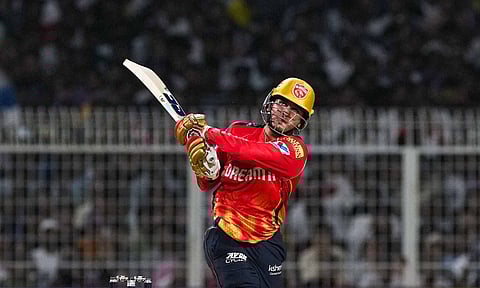 &nbsp;Priyansh Arya plays a shot during the match between Kolkata Knight Riders and Punjab Kings (PTI)