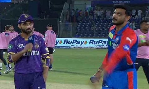 DC skipper Axar Patel wins the toss and opts to bowl against KKR
