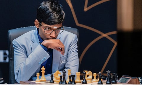 Indian Grandmaster R Praggnanandhaa (PTI)