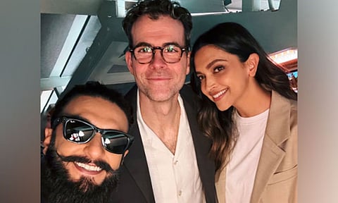 Deepika Padukone, Ranveer Singh, Adam Mosseri (Photo/Instagram/@mosseri)