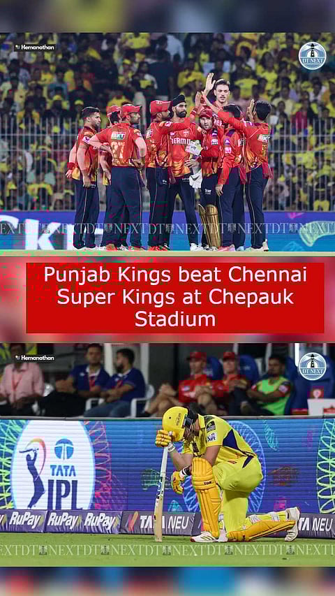 Punjab Kings beat Chennai Super Kings at  Chepauk Stadium
