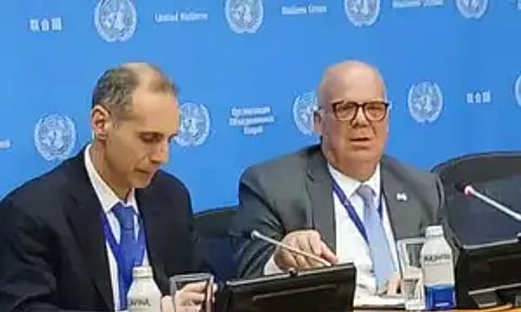 UNSC President Evangelos Sekeris (IANS)