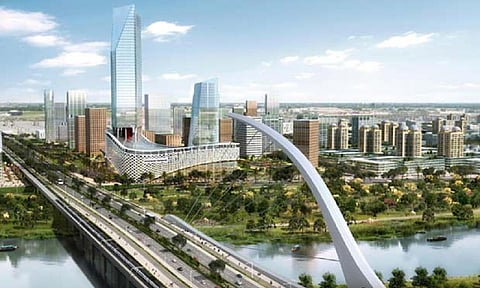 File picture of Amaravati master plan, the upcoming capital city of Andhra Pradesh