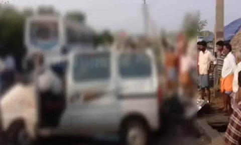 A view from the accident spot