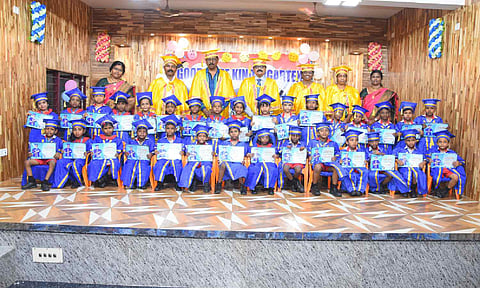 DT Next Campus: Good Hope Matriculation Higher Secondary School KG graduation held in Arumbakkam