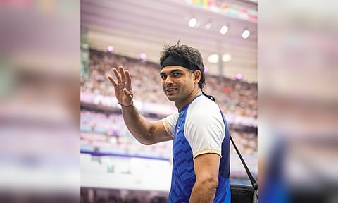 Star Indian javelin thrower Neeraj Chopra&nbsp;