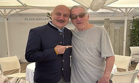 Anupam Kher and Robert De Niro