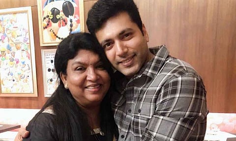 Sujatha Vijayakumar with Ravi Mohan (Image/Instagram)