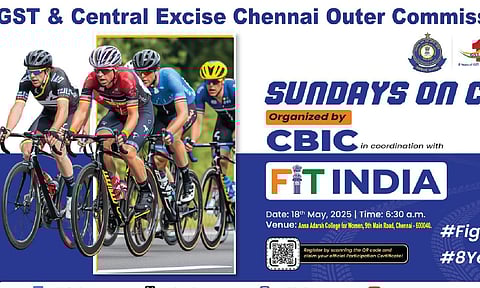 Chennai Outer Commissionerate hosts cyclathon to mark pre-GST day
