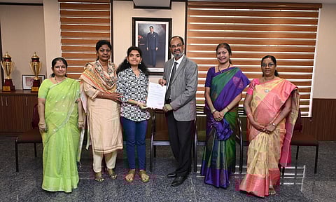 Ethiraj College offers admission to visually-challenged Harshitha