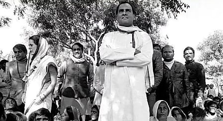 Former Prime Minister Rajiv Gandhi