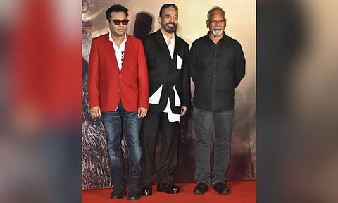 AR Rahman, Kamal Haasan, Mani Ratnam&nbsp; (IANS)