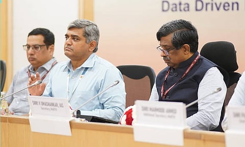 Officials and others at the launch of ‘Data-Driven Hyperlocal Intervention’ (DDHI) programme