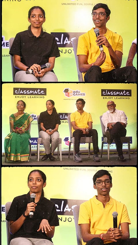 Classmate Teams Up with Grandmasters Praggnanandhaa and Vaishali